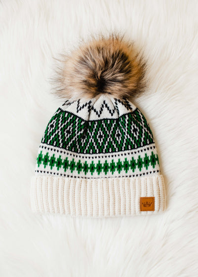 LaRee Dark Green Beanie