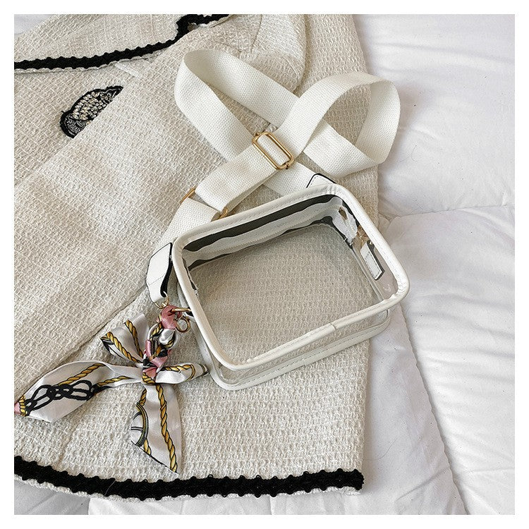 Lyra White Crossbody Bag