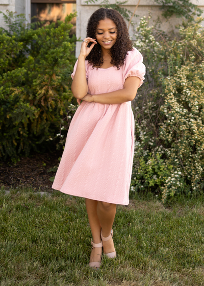 Dusty pink dress