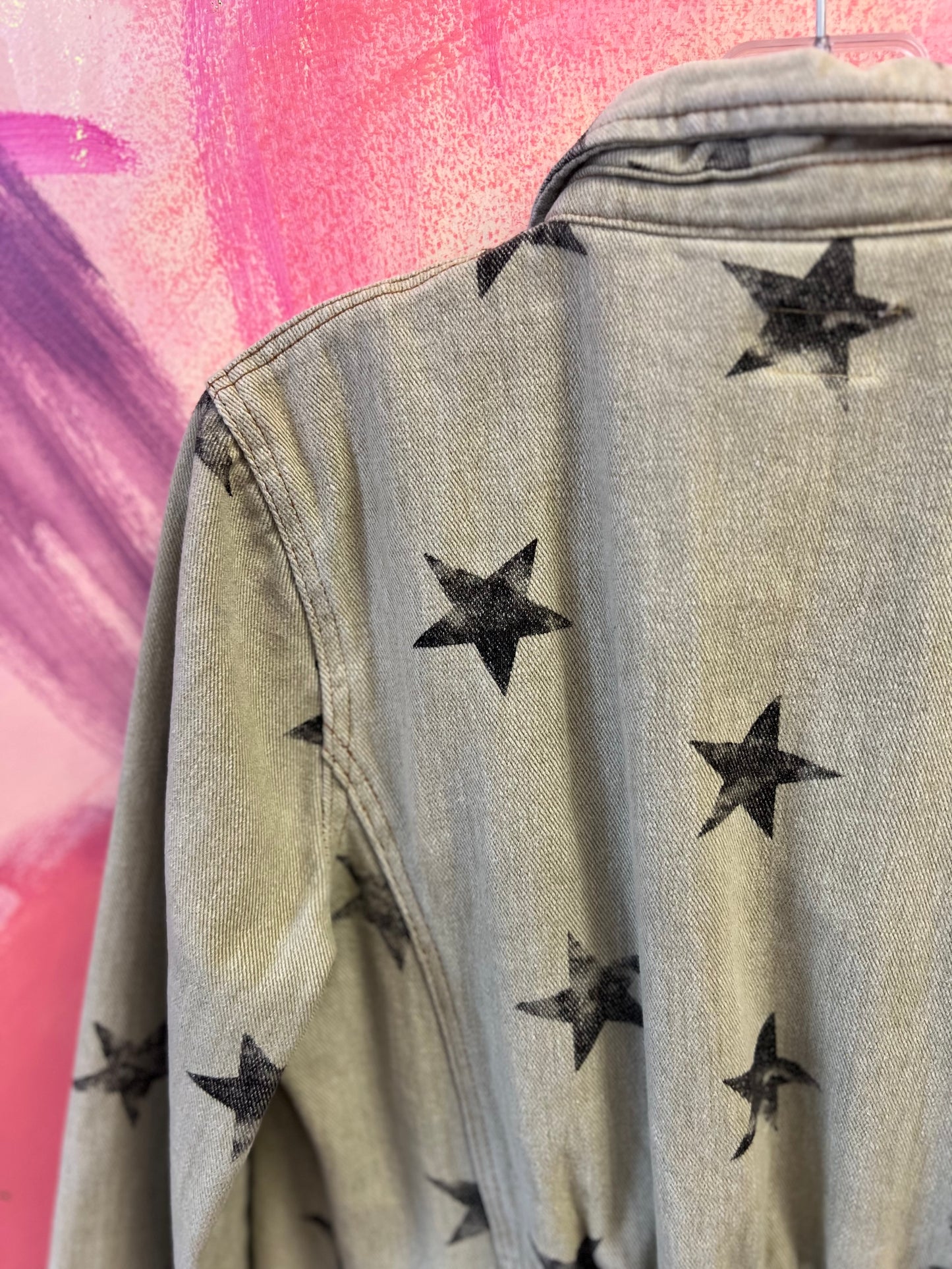 (MEDIUM) Blue Buttercup Denim Jean Jacket