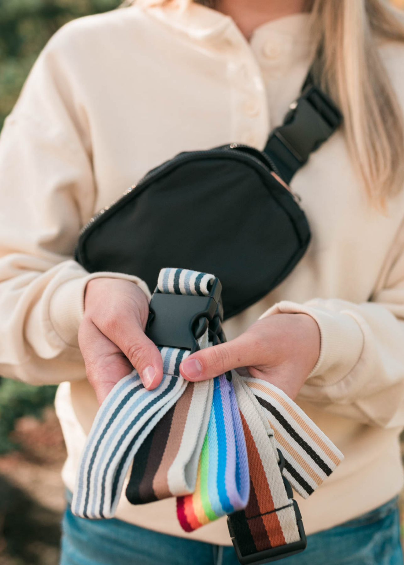 Keanna Black Crossbody