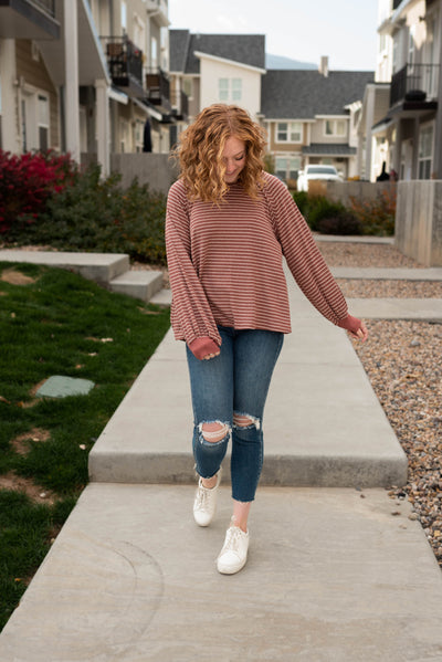 Rust ribbed top