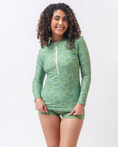 Basil Daisy Rash Guard