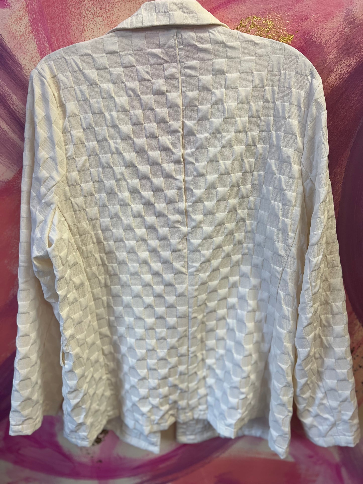 (LARGE) Checkered Blazer