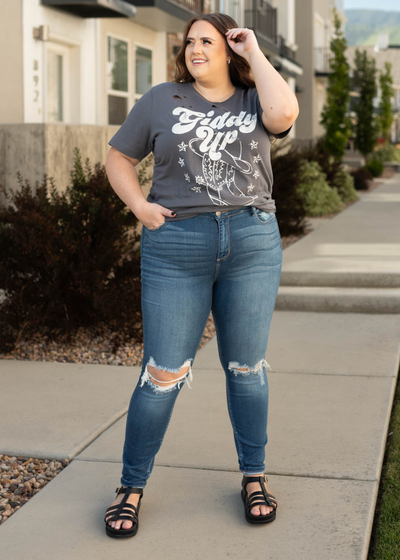 Plus size medium skinny jeans