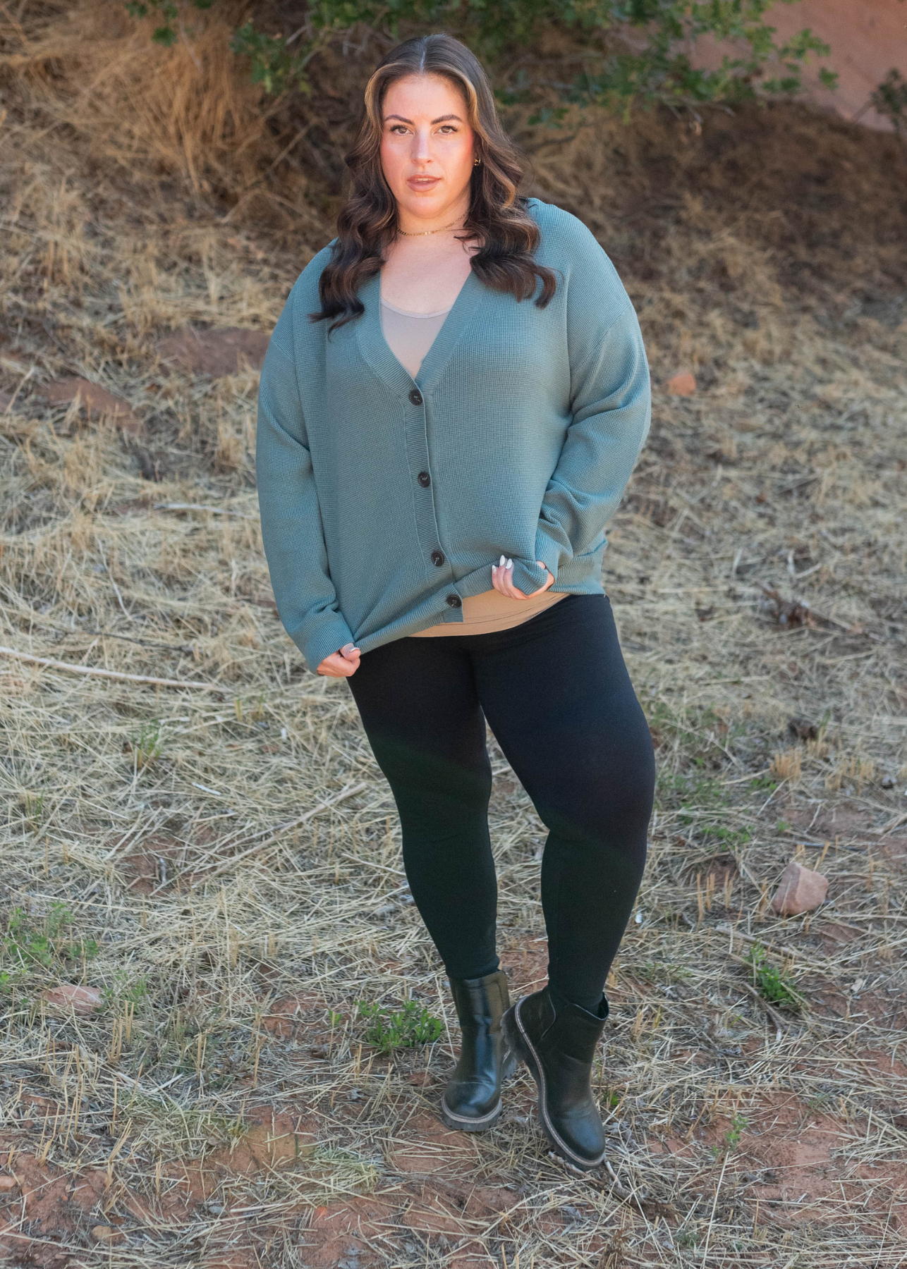 Plus size black leggings