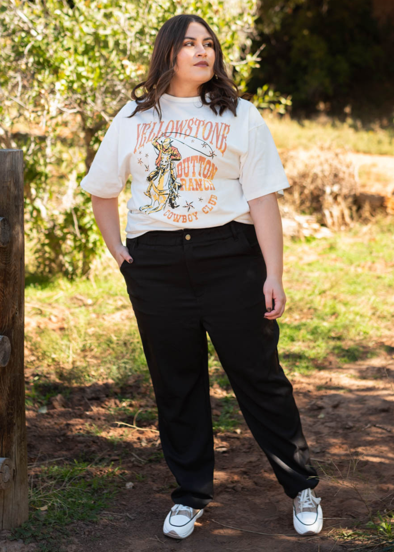 Plus size black pants