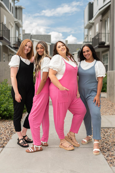 Josephine Hot Pink Jumpsuit