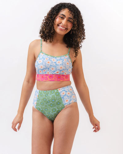 Daisy Patch High-Waist Bottom