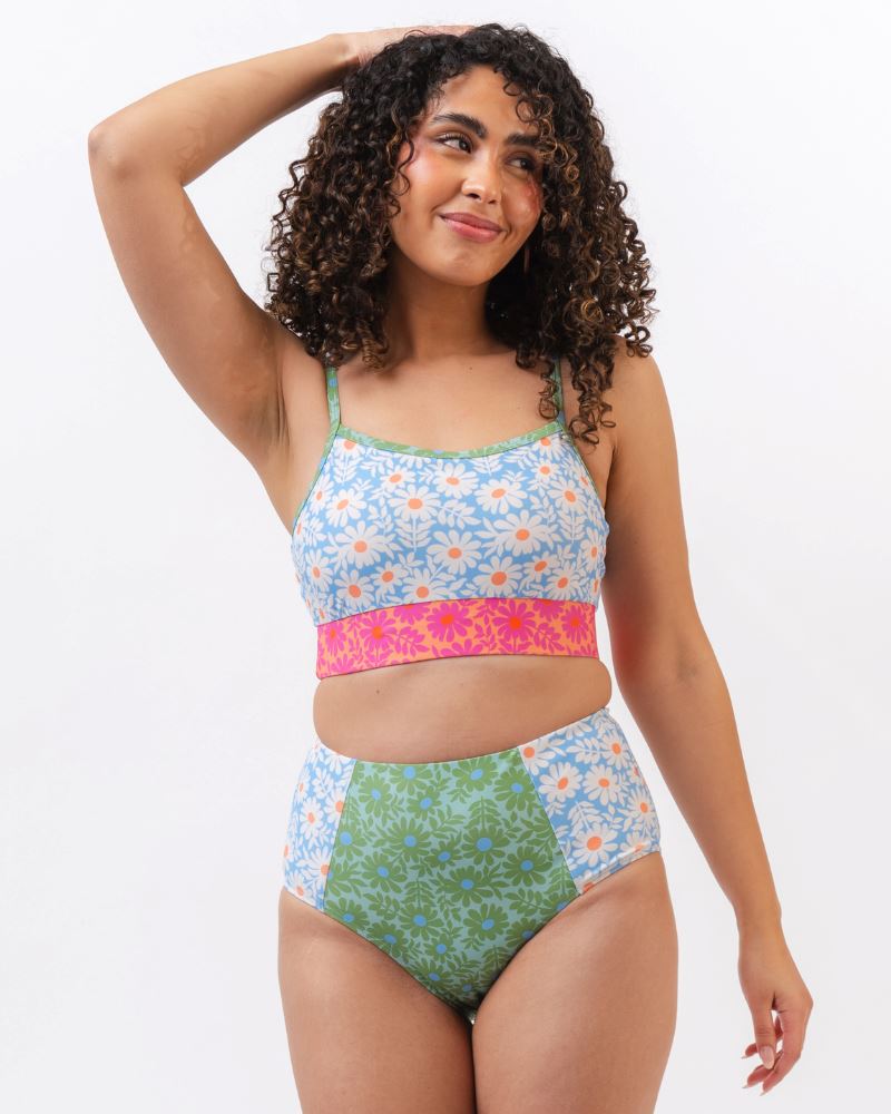 Daisy Patch High-Waist Bottom