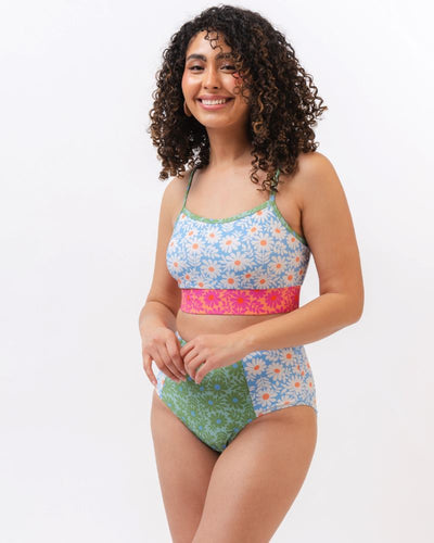 Daisy Patch High-Waist Bottom