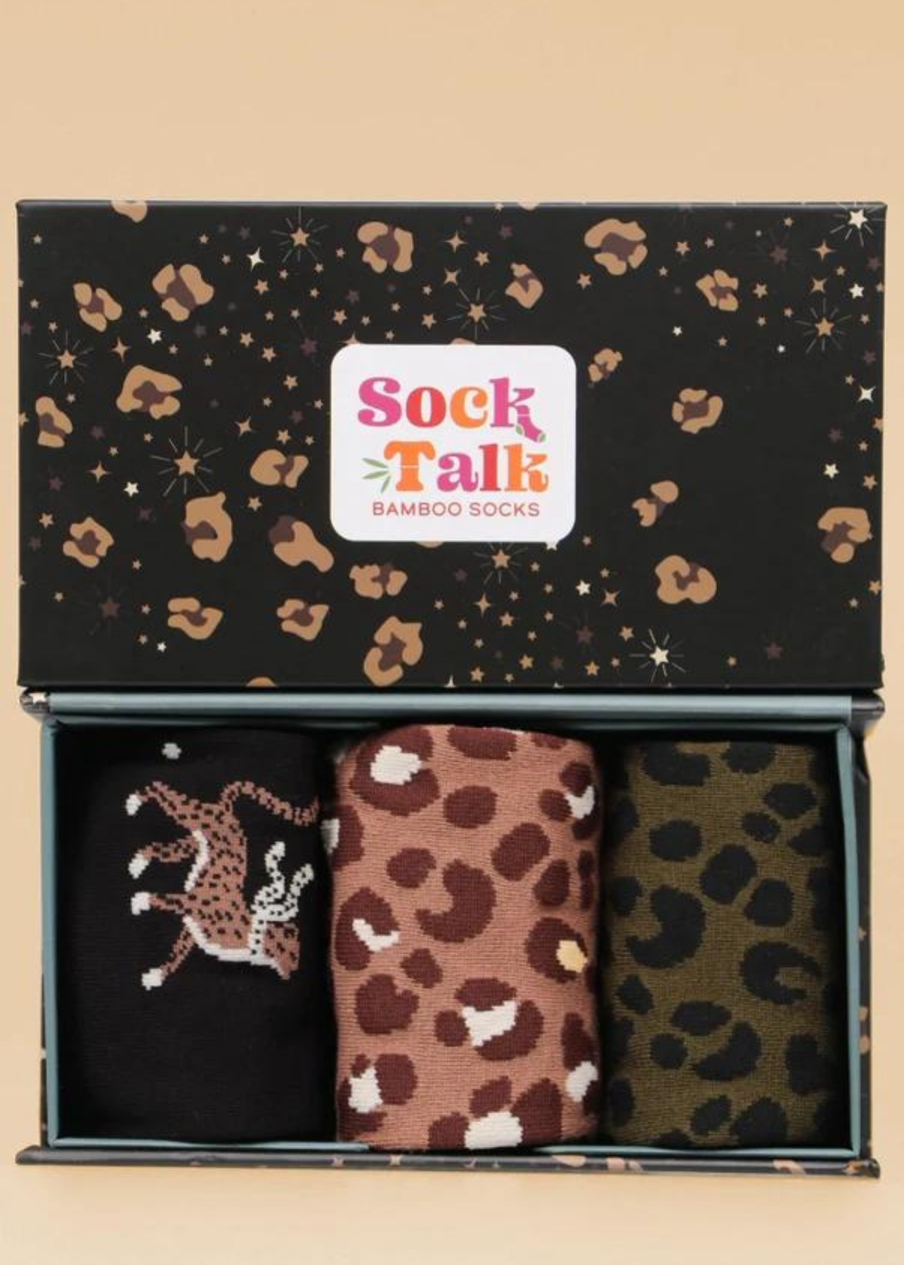 Cheetah socks