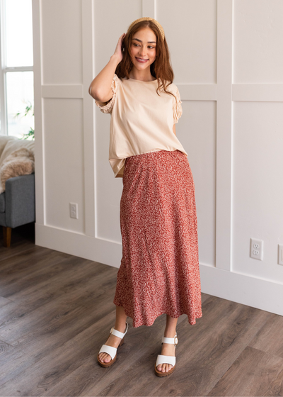 Felicity Cream Puff Sleeve Top