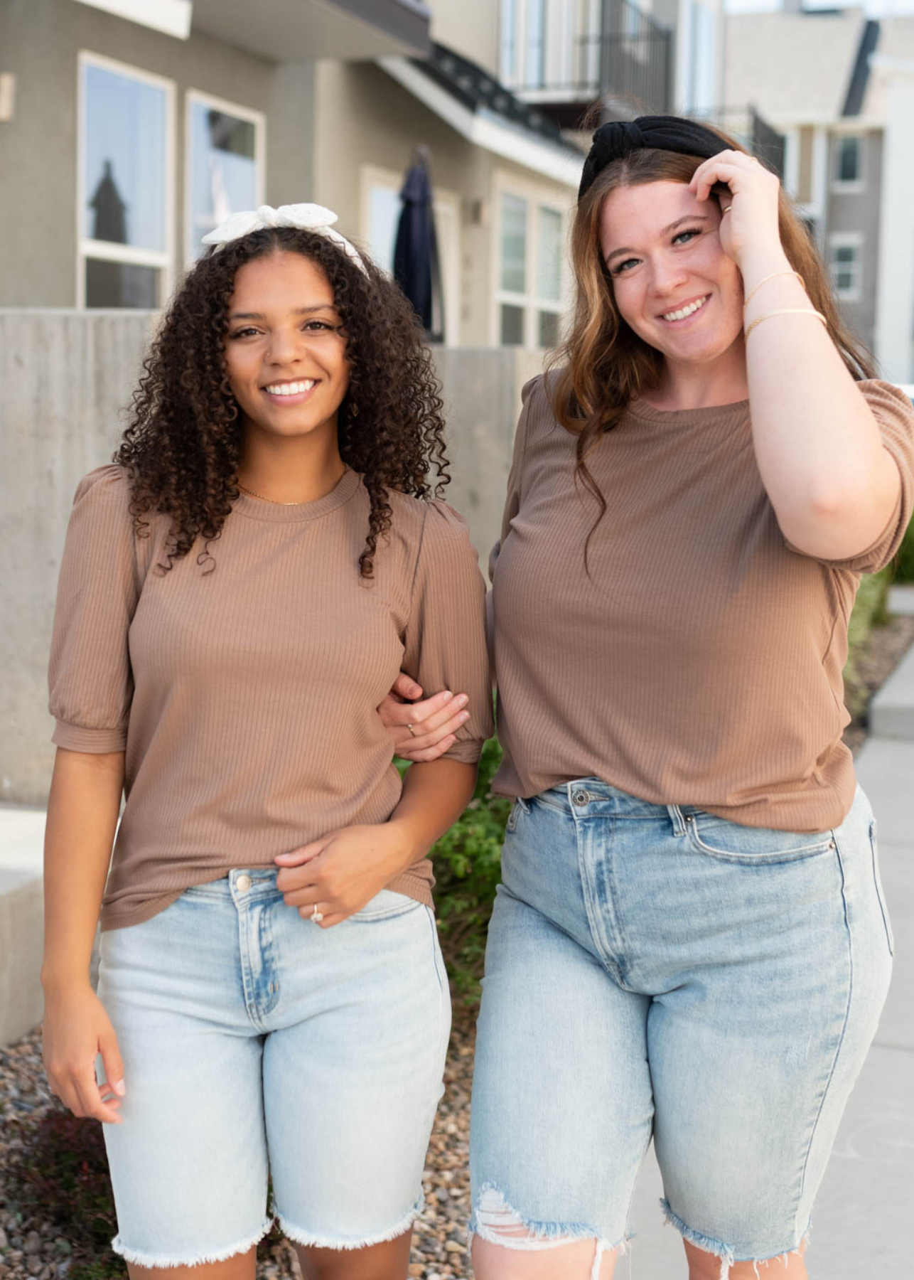 Hailee Basic Brown Top