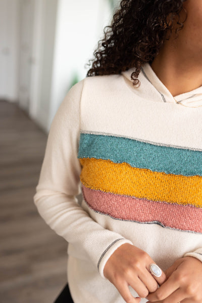 Haven Retro Color Block Hoodie