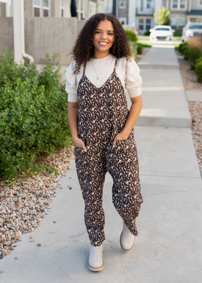 Taupe knit jumper