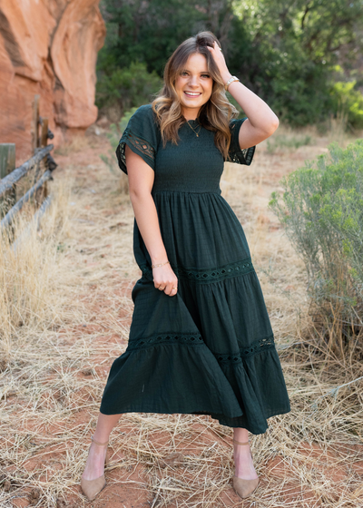 Kinley Hunter Green Dress