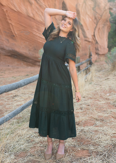 Kinley Hunter Green Dress