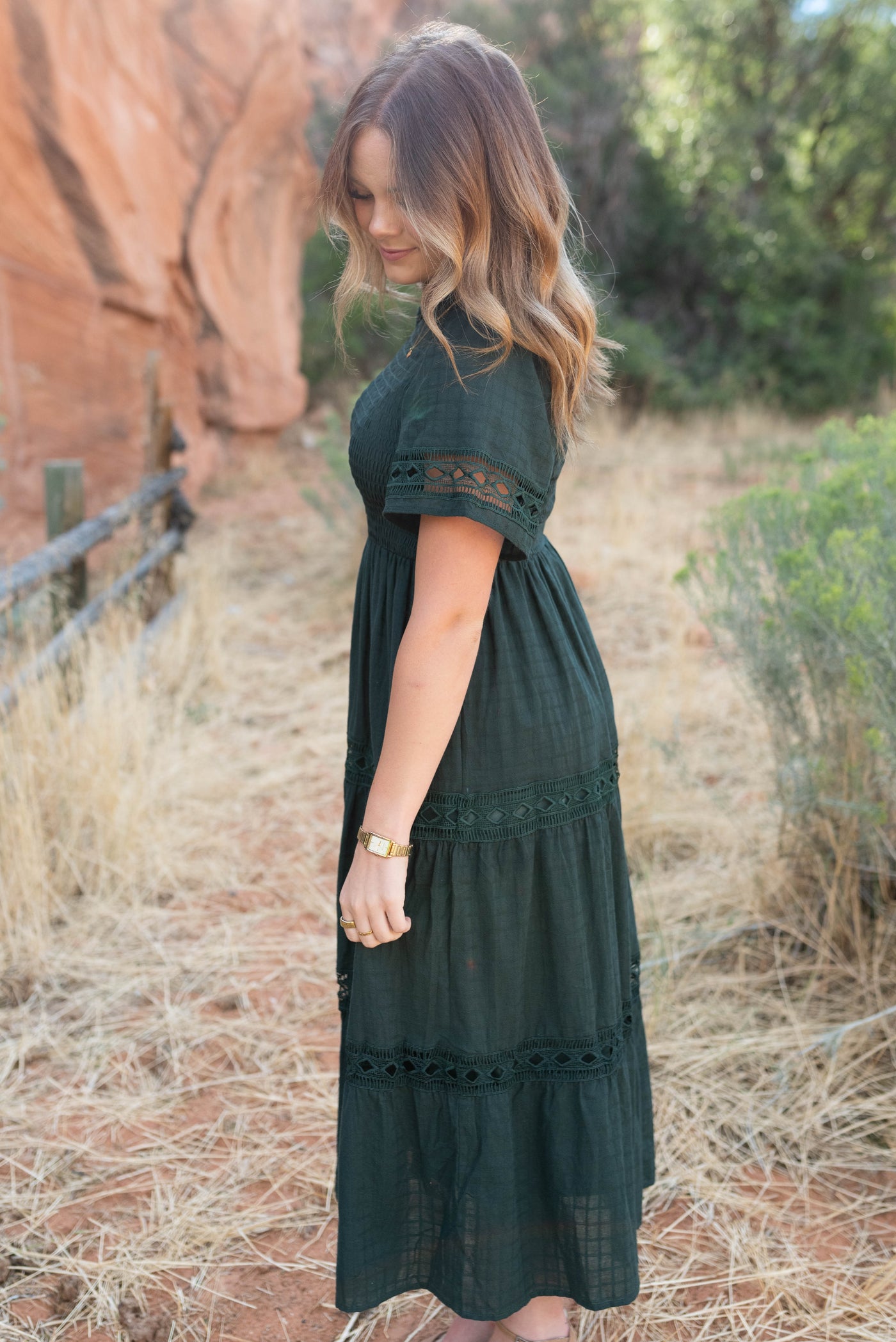 Kinley Hunter Green Dress