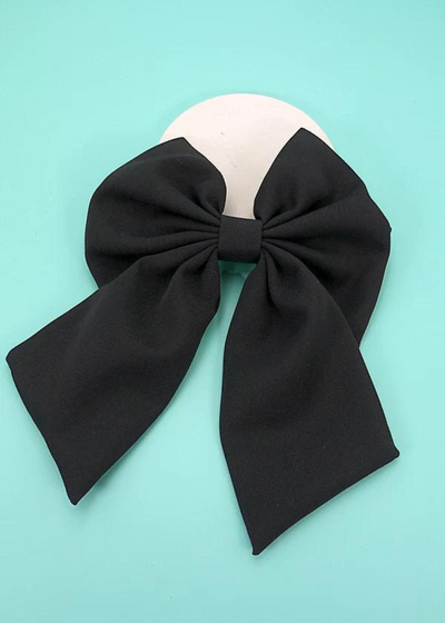 Large black bow