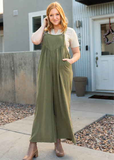 Olive jumpsuit