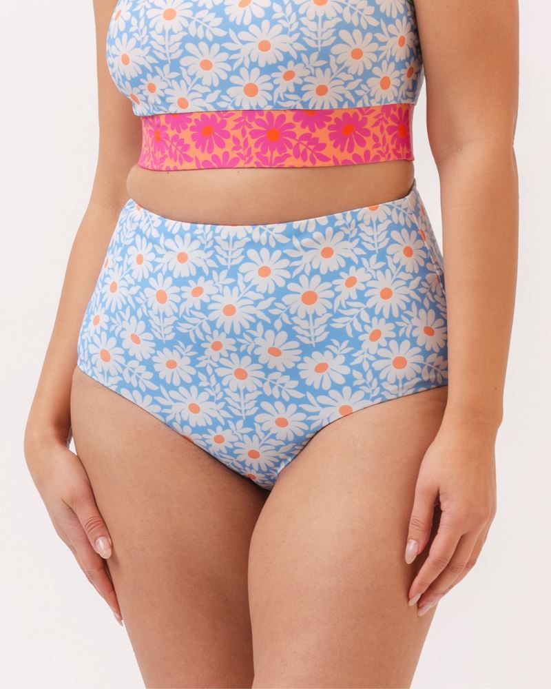 Peri Daisy/ Peri Reversible Ultra High-Waist Bottom