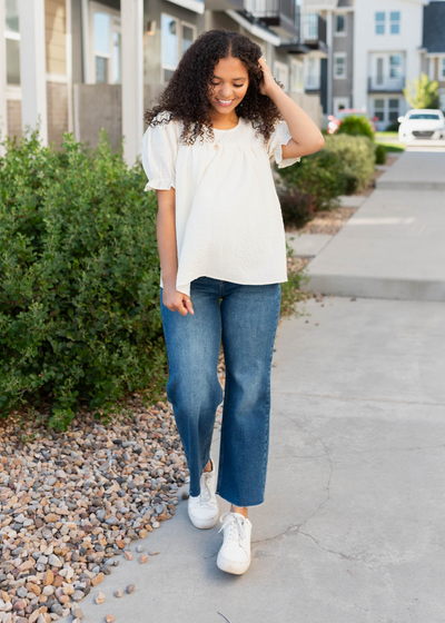 Ivory blouse