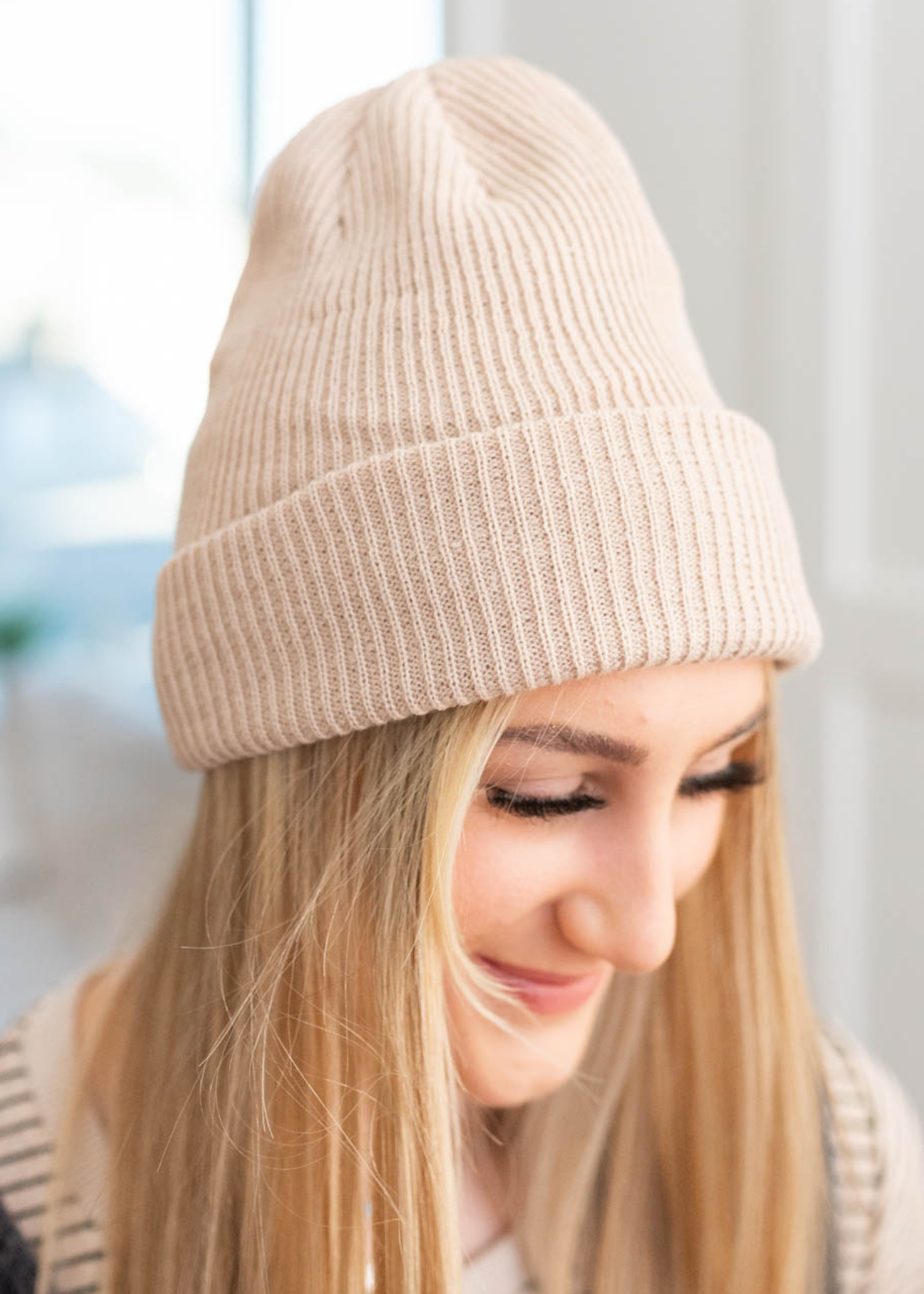 Sammie Taupe Beanie