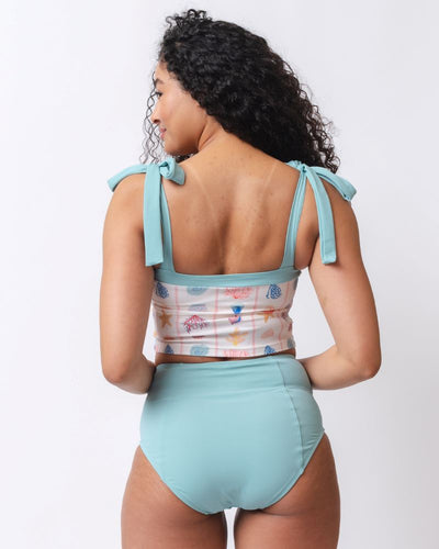 Azul High-Waist Bottom