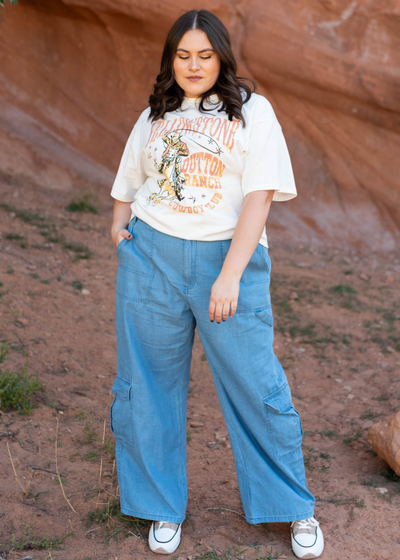 Graphic tee Yellowstone white tee