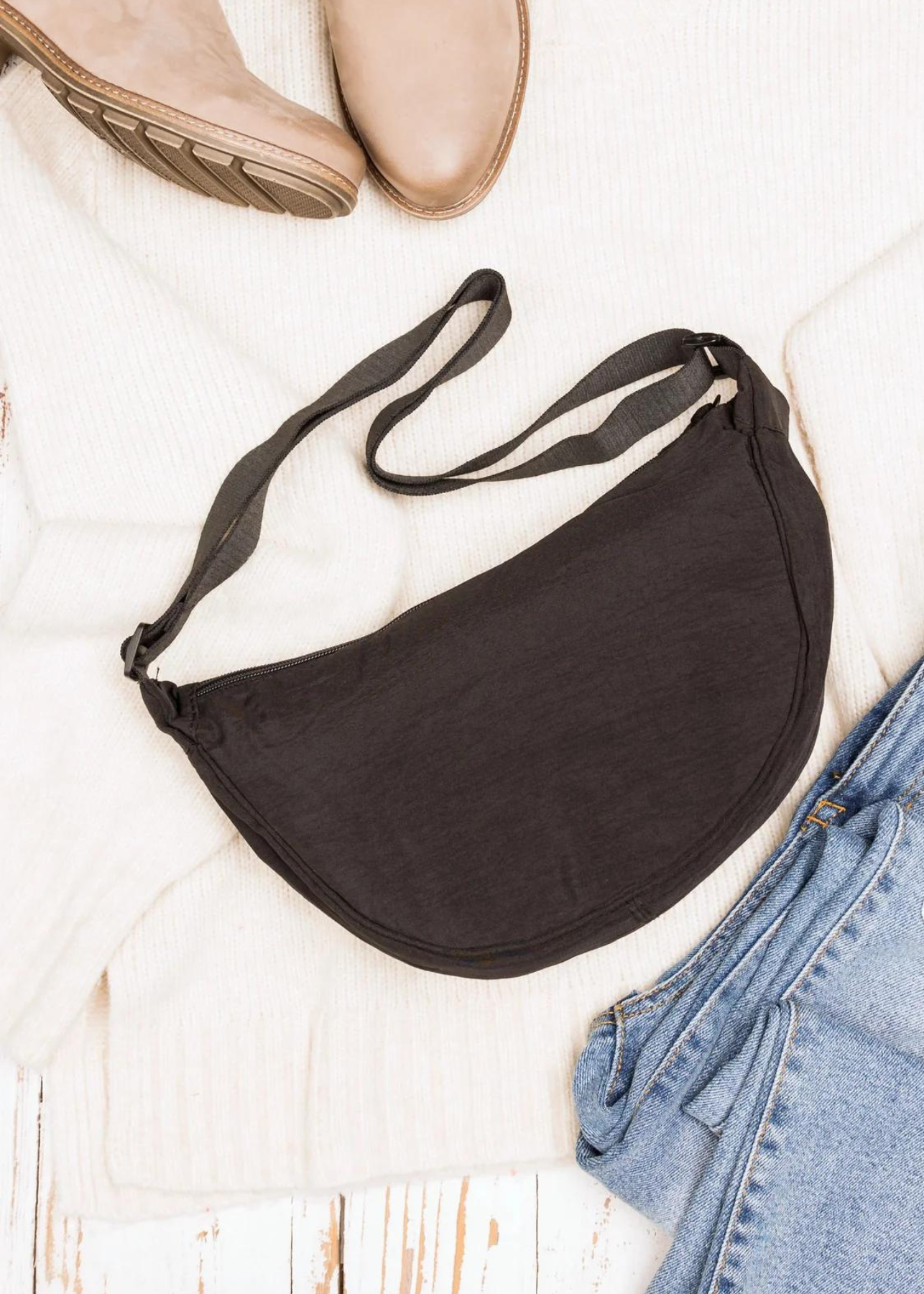 Jacey Black Sling Bag