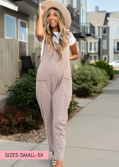 Taupe jumpsuit