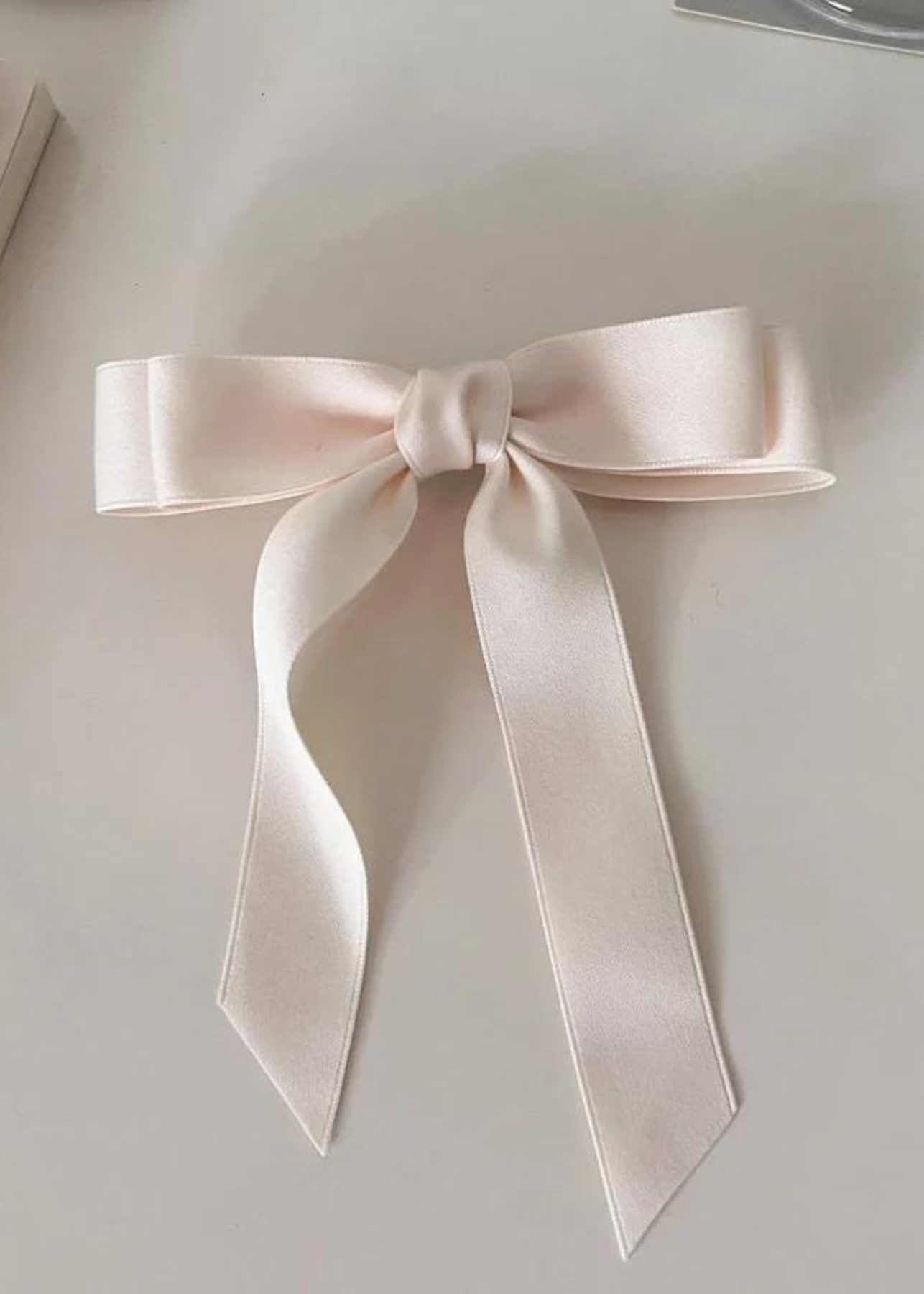 Zara Cream Double Bow