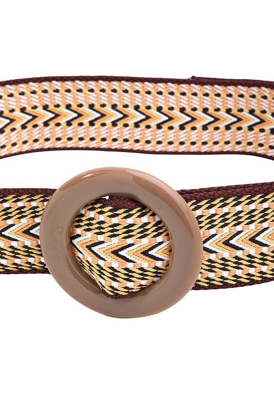 Tatum Khaki Braided Boho Belt