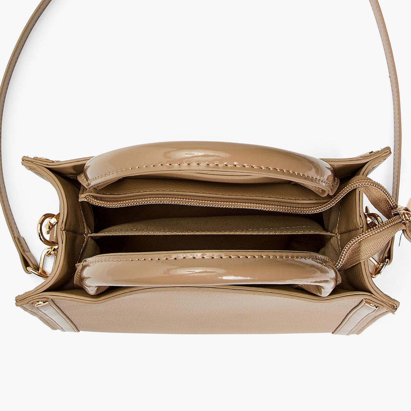 Juniper Taupe Mini Satchel Handbag