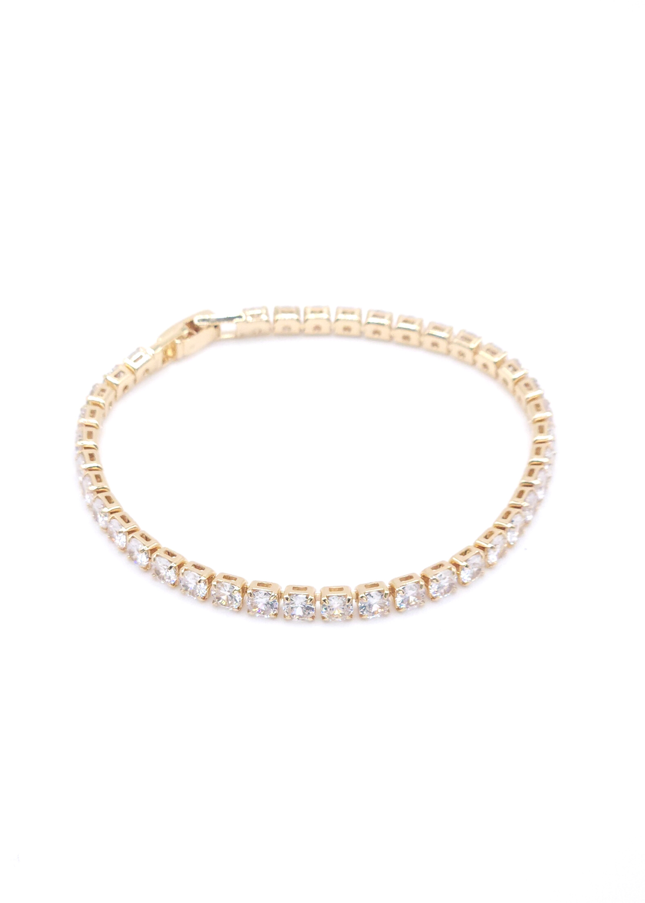 Lucy Gold Tennis Bracelet