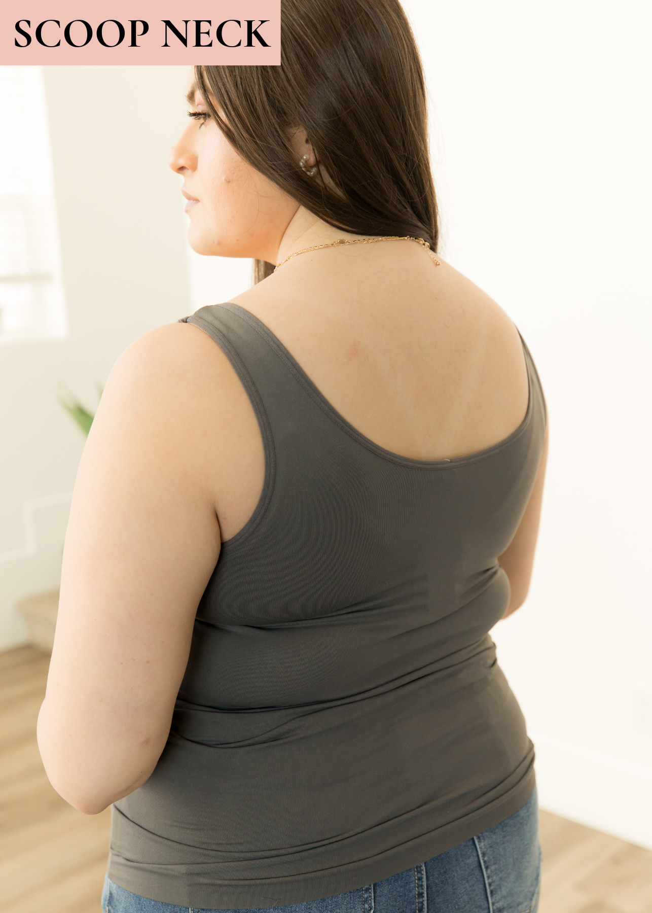 Alena Reversible Seamless Tank in Curvy