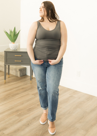 Alena Reversible Seamless Tank in Curvy