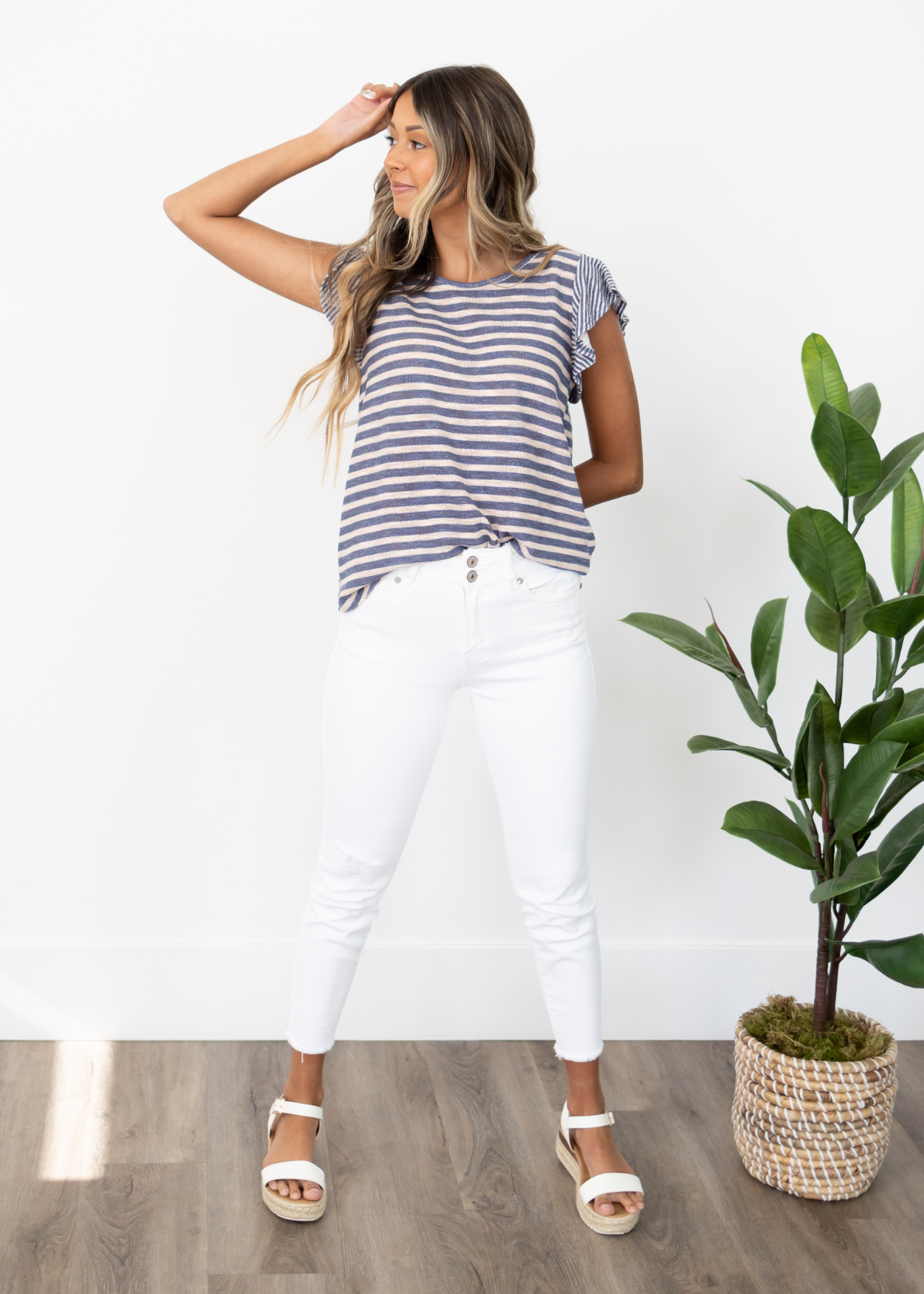 Glendale White Jeans