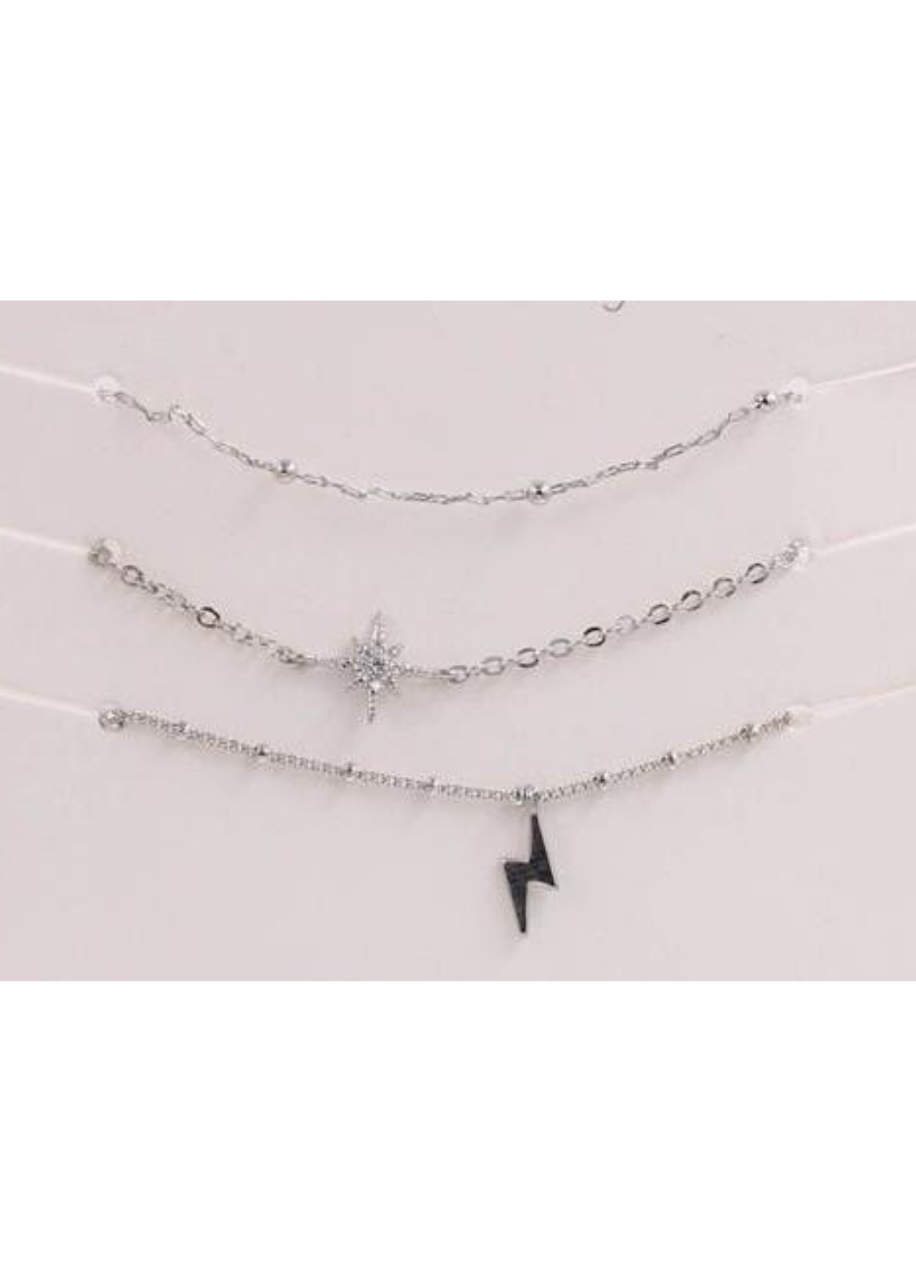 Sky of Stars Rhodium Bracelet Set