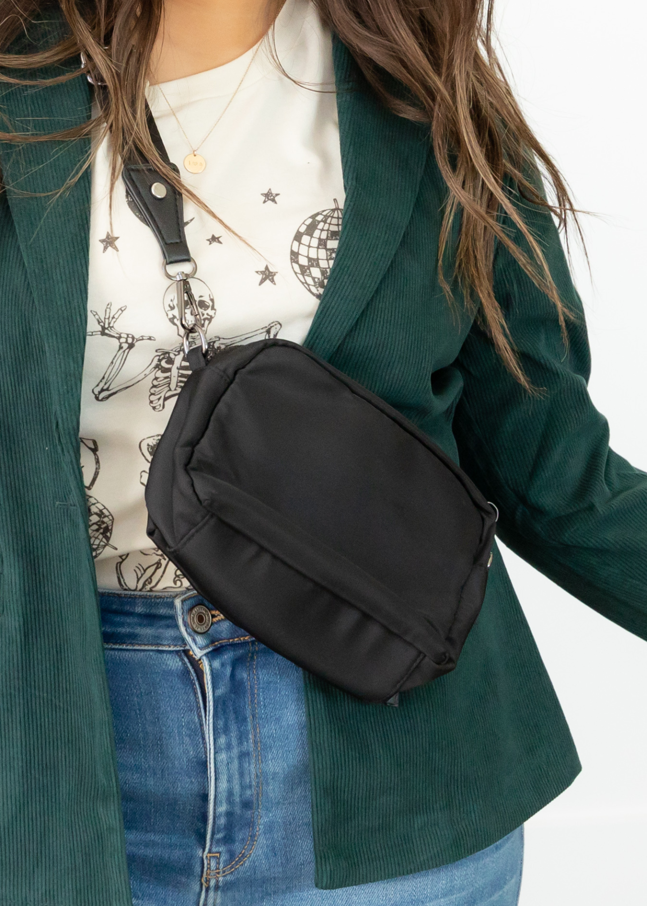 Yuki Black Crossbody Bag