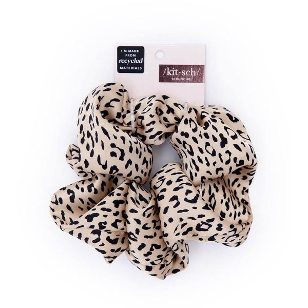 Eco-Friendly Leopard Brunch Scrunchie