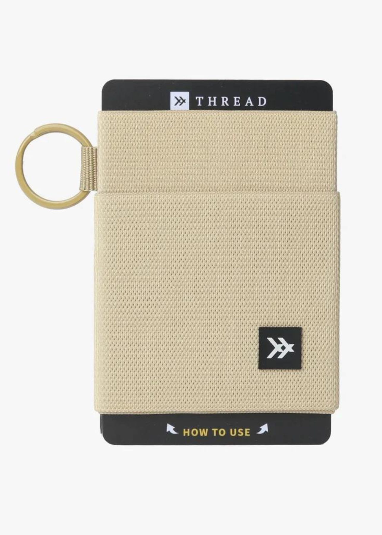 Thread Wallets Sand Elastic Wallet