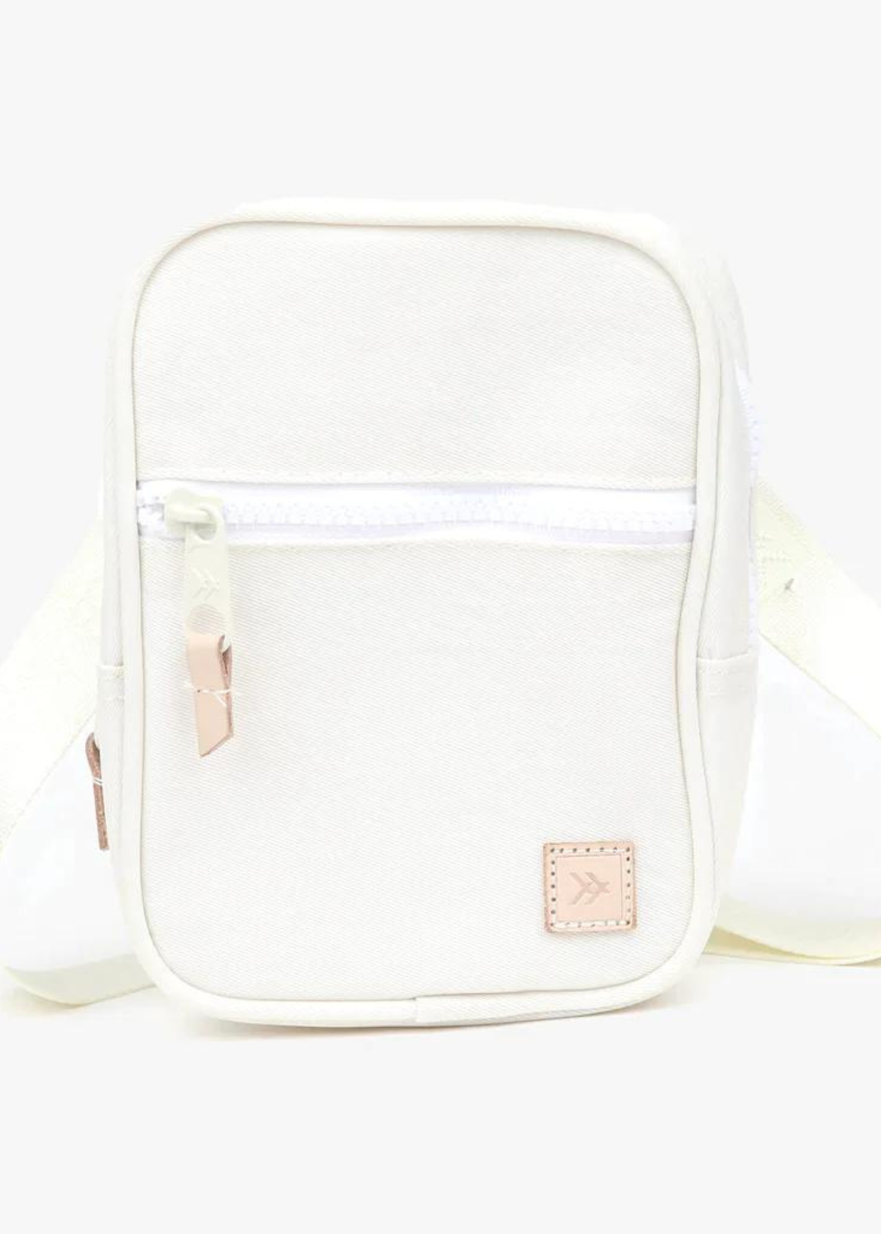 Thread Wallets Off White Crossbody Bag