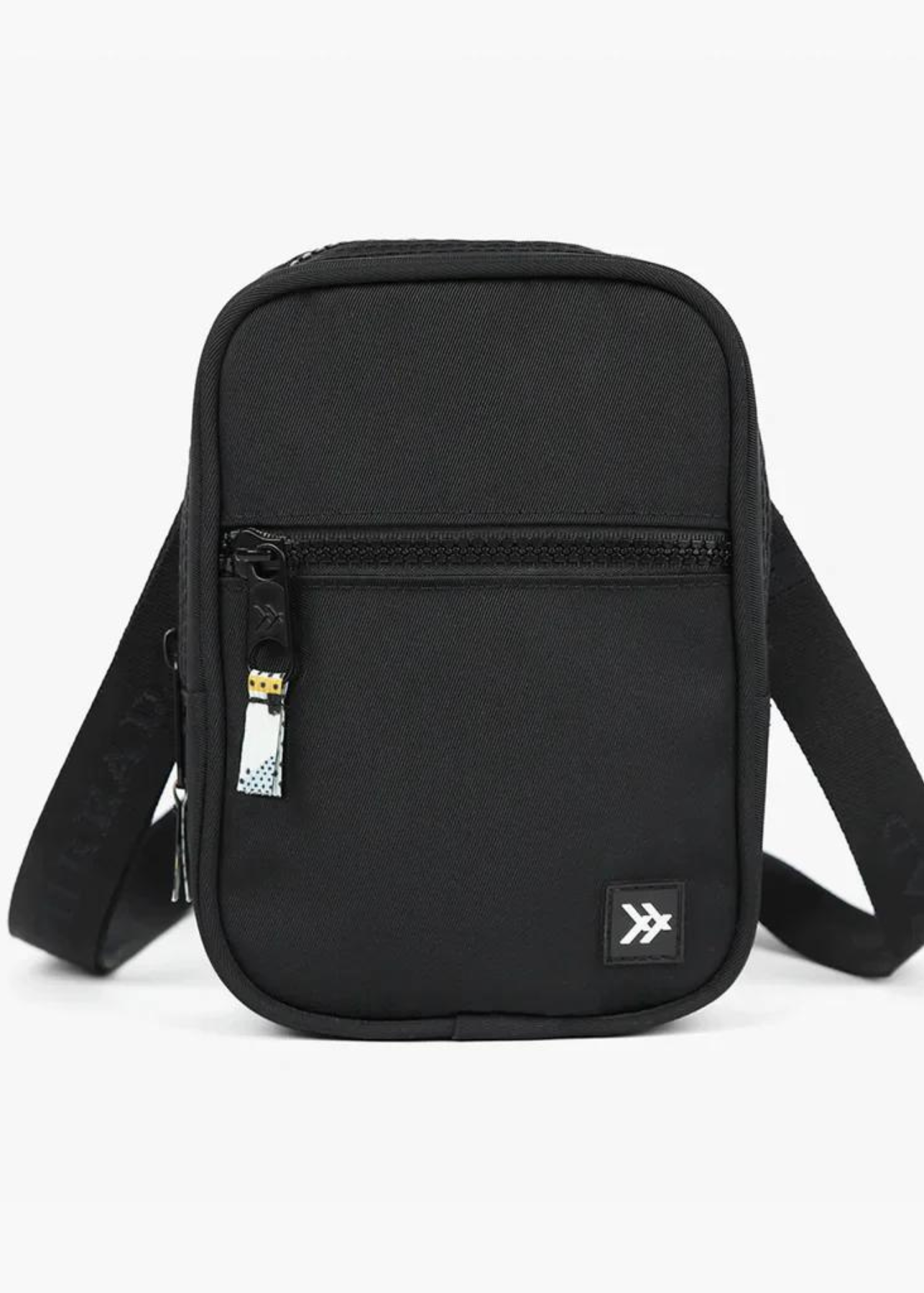 Thread Wallets Black Crossbody Bag