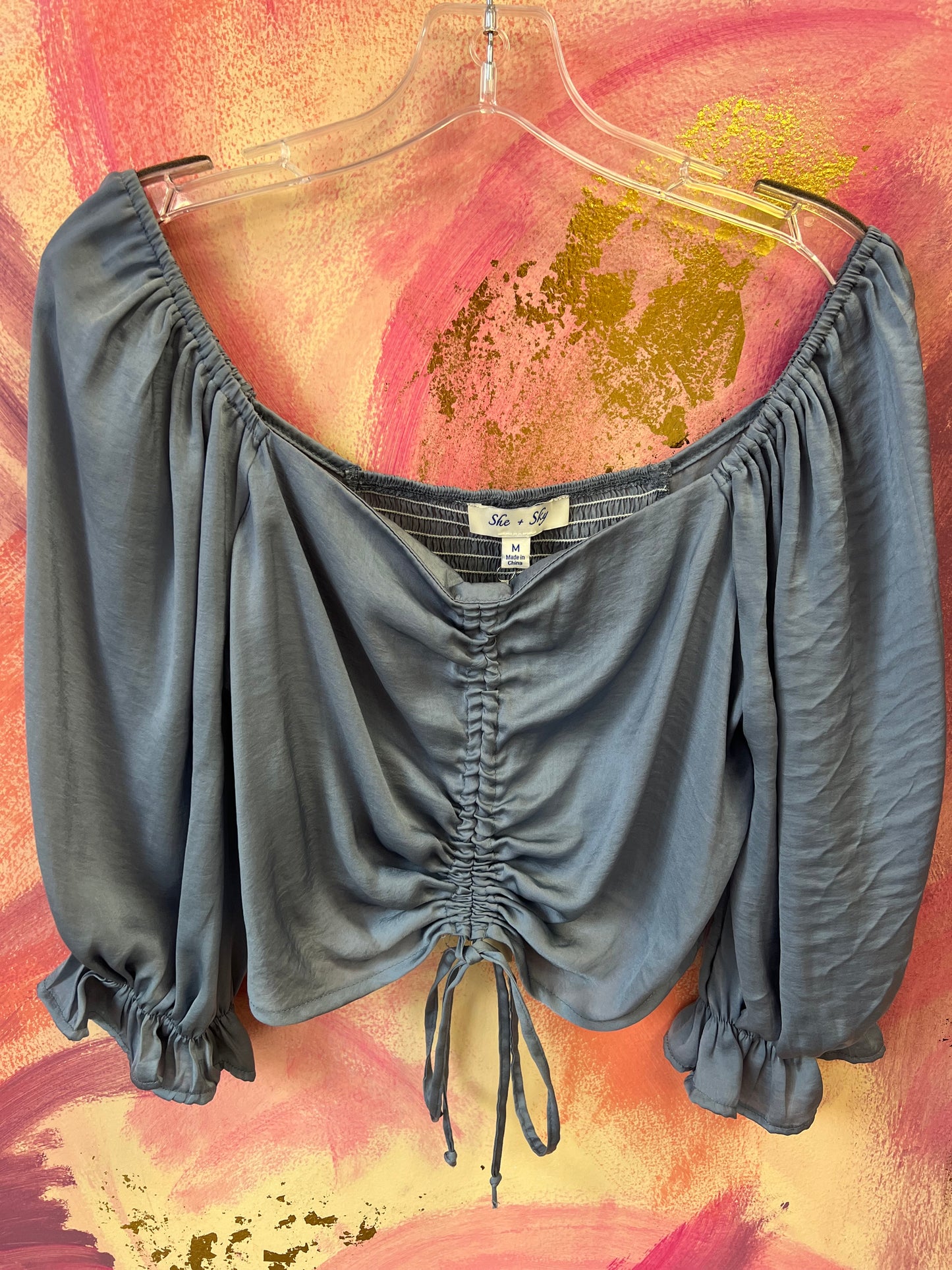 (MEDIUM) NWT She+Sky Crop Top