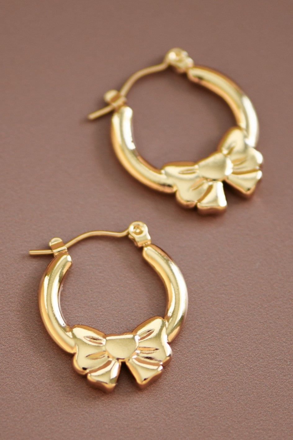 Marren Bow Hoop Earring