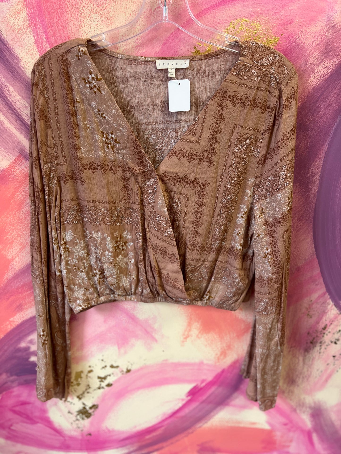 (SMALL) Wide Sleeve Top