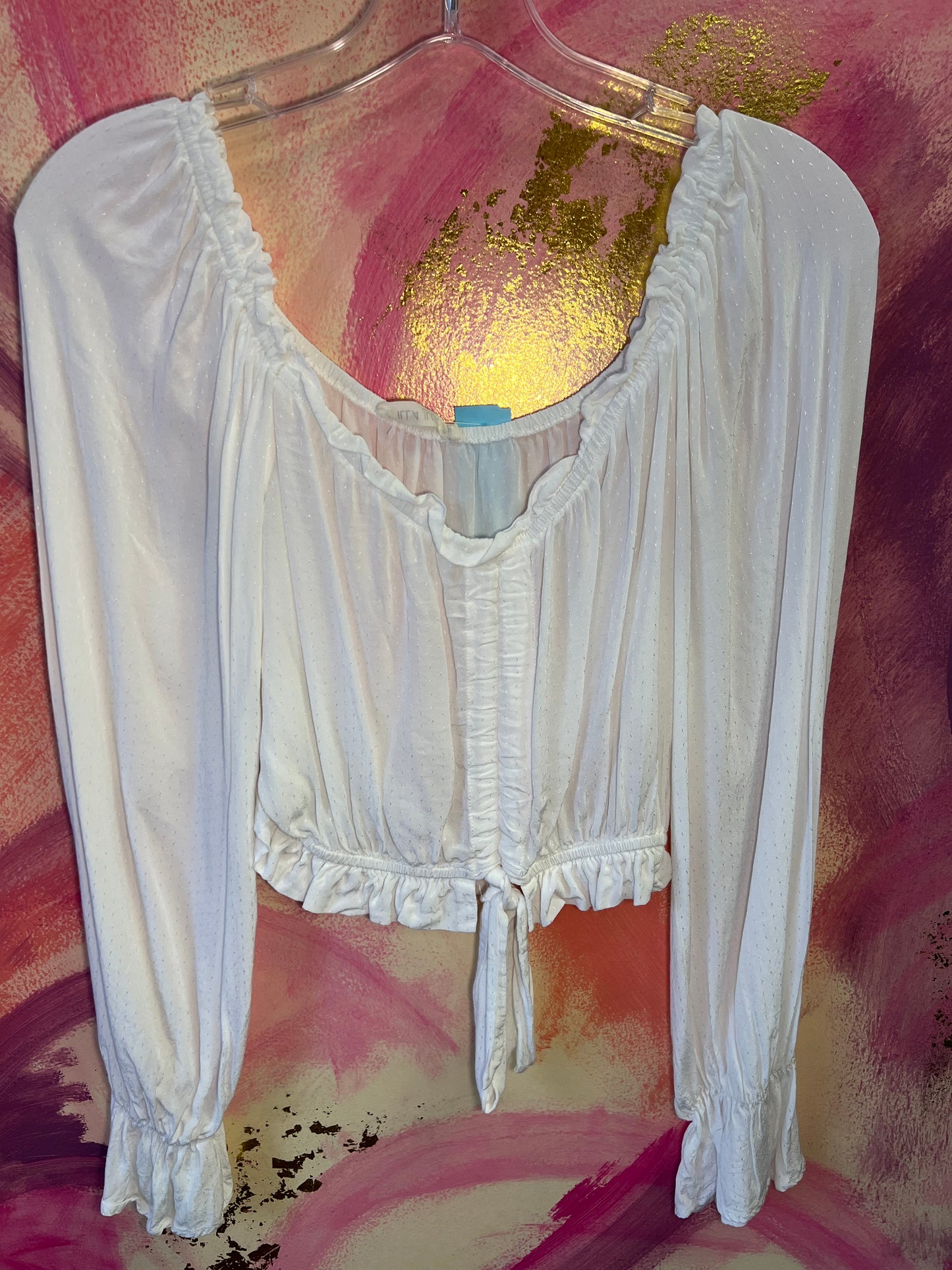 (Small) White Off the Shoulder Top