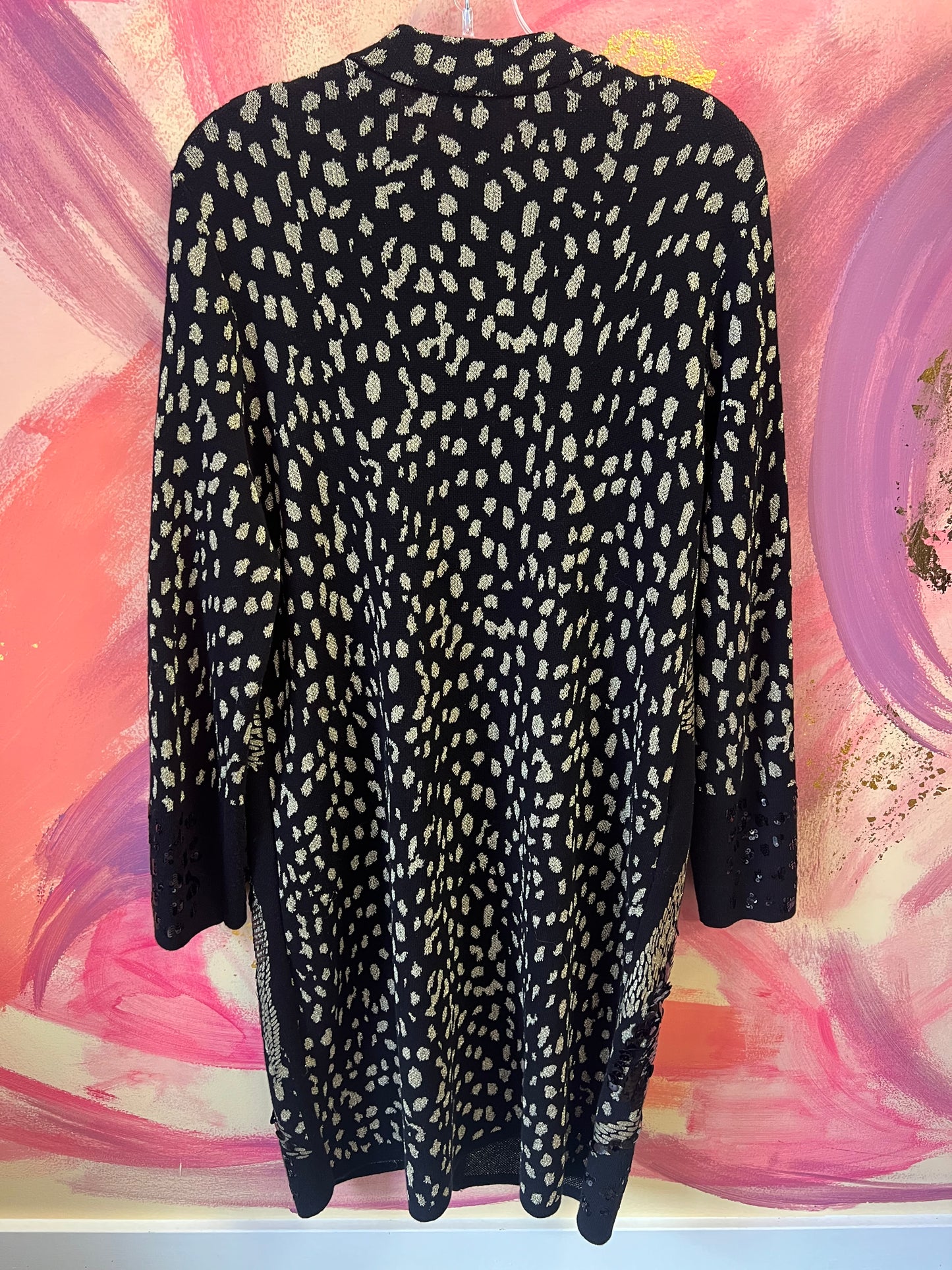 (L/XL) Chicos Sequin Cardigan